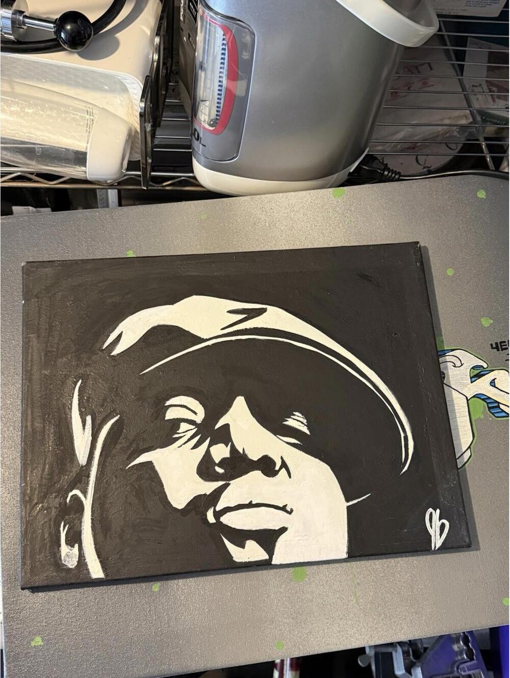 Notorious B.I.G. Tribute Graffiti Art (42 х 30 cm)